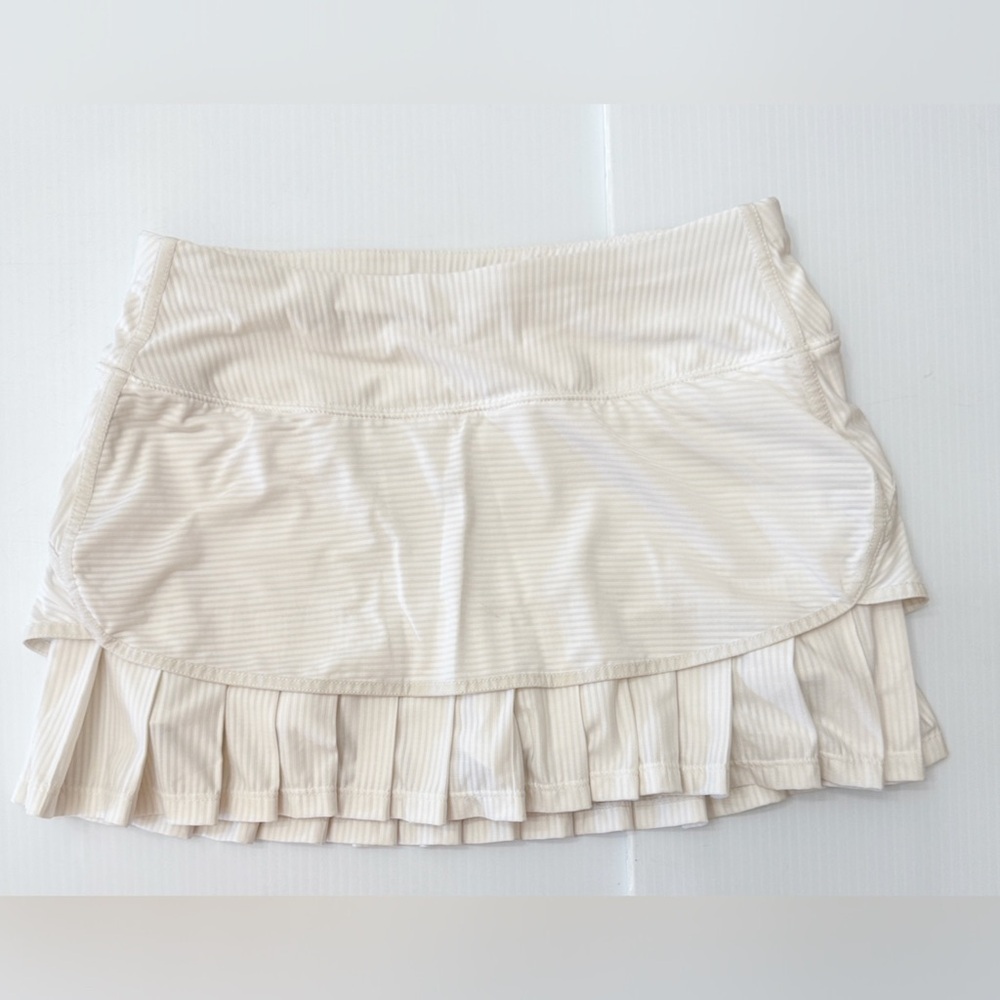 Athleta Good Match White Cream Pleated Skirt Skort - XS